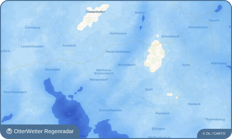 OtterWetter Regenradar-Widget Speckheim