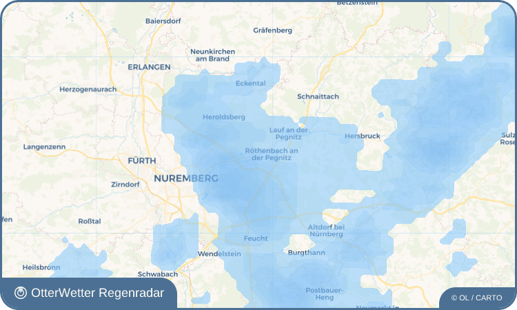 OtterWetter Regenradar-Widget Speckschlag