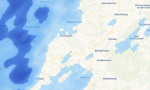 Regenradar Vorschaubild - Aktuelle Niederschläge in Spitzeichen und Umgebung