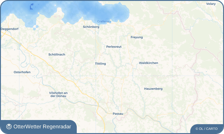 OtterWetter Regenradar-Widget Spitzendorf