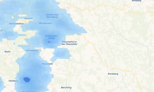 Regenradar Vorschaubild - Aktuelle Niederschläge in St. Helena und Umgebung