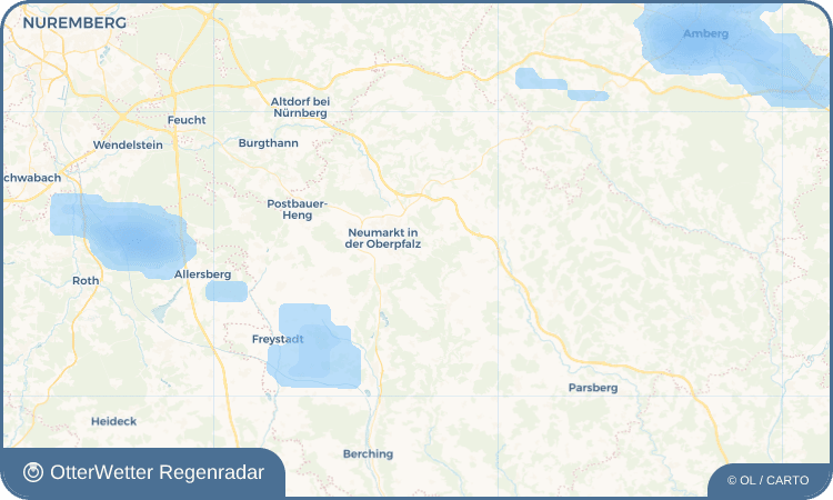 OtterWetter Regenradar-Widget St. Helena