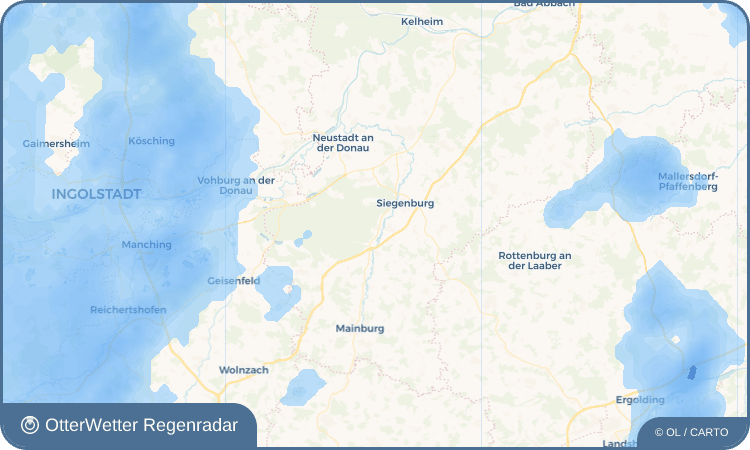 OtterWetter Regenradar-Widget St. Johann