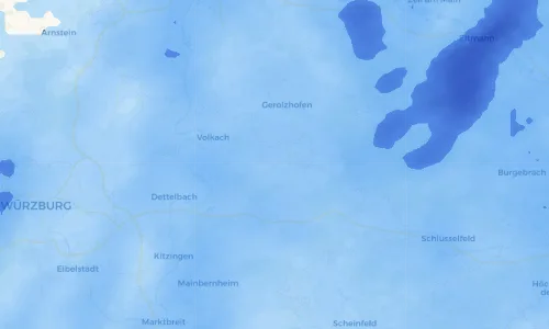 Regenradar Vorschaubild - Aktuelle Niederschläge in Stadelschwarzach und Umgebung