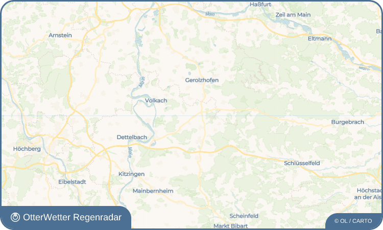 OtterWetter Regenradar-Widget Stadelschwarzach