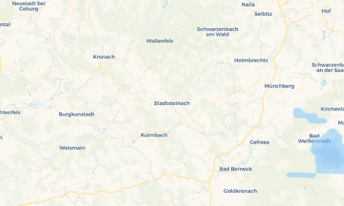Regenradar Vorschaubild - Aktuelle Niederschläge in Stadtsteinach und Umgebung