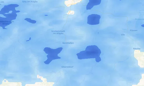 Regenradar Vorschaubild - Aktuelle Niederschläge in Staig und Umgebung