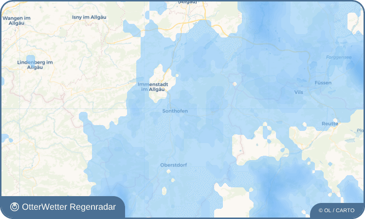 Widget-Vorschau für Staig Wetter-Widget-Vorschau mit Vorhersagedaten für Staig