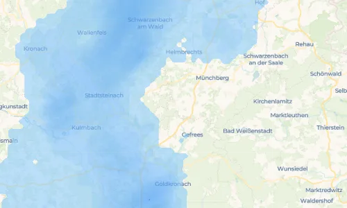 Regenradar Vorschaubild - Aktuelle Niederschläge in Stammbach und Umgebung