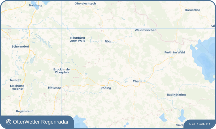 Widget-Vorschau für Stamsried Wetter-Widget-Vorschau mit Vorhersagedaten für Stamsried