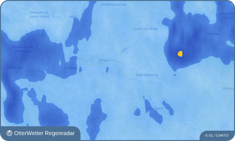 OtterWetter Regenradar-Widget Staning