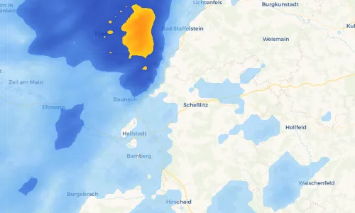 Regenradar Vorschaubild - Aktuelle Niederschläge in Starkenschwind und Umgebung
