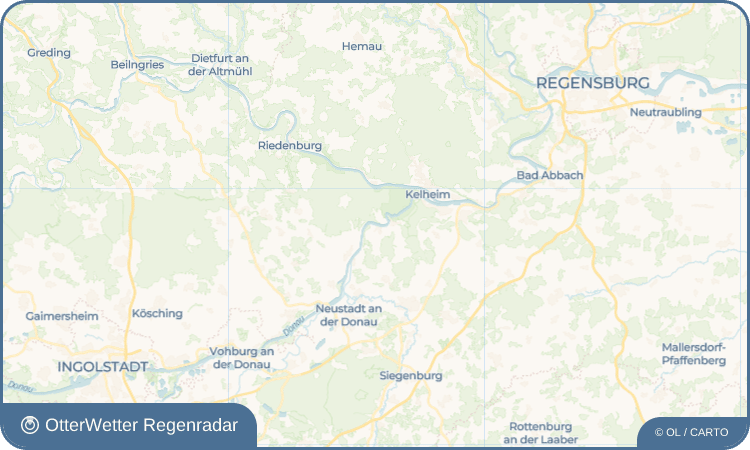 OtterWetter Regenradar-Widget Staubing