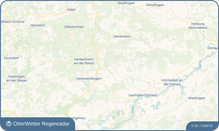 Wetter-Widget-Vorschau mit Vorhersagedaten für Staufen
