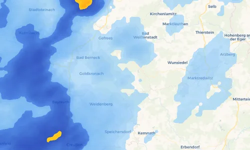 Regenradar Vorschaubild - Aktuelle Niederschläge in Stechenberg und Umgebung