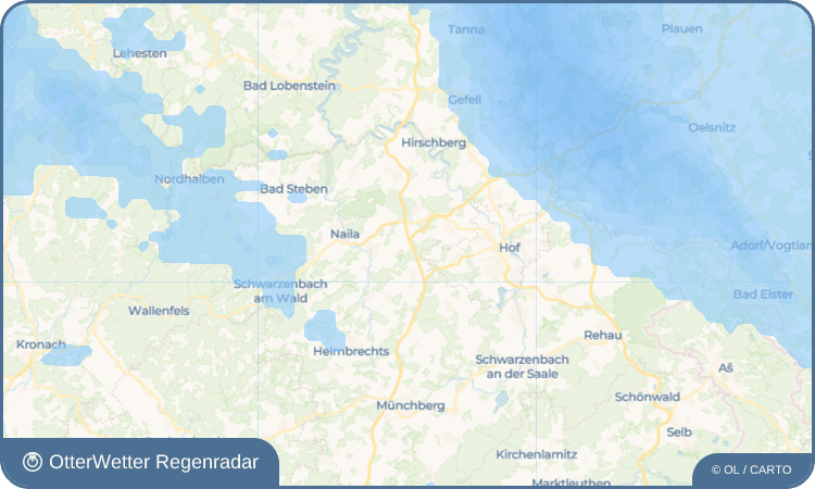 OtterWetter Regenradar-Widget Stegenwaldhaus