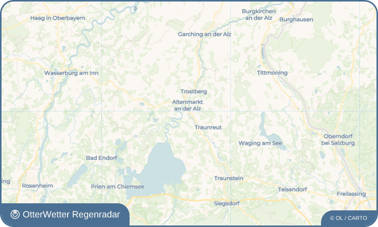 OtterWetter Regenradar-Widget Stein an der Traun
