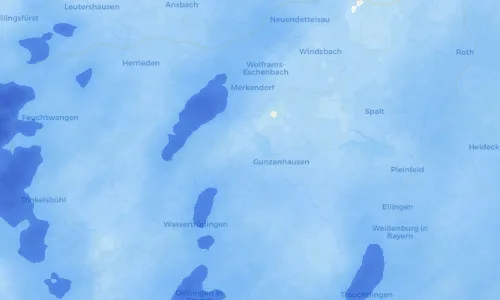 Regenradar Vorschaubild - Aktuelle Niederschläge in Steinabühl und Umgebung