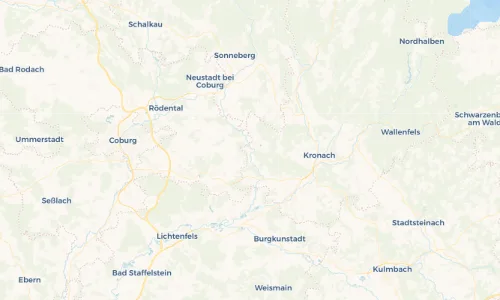 Regenradar Vorschaubild - Aktuelle Niederschläge in Steinach an der Steinach und Umgebung