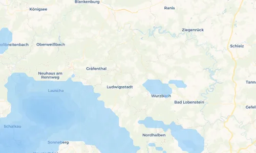 Regenradar Vorschaubild - Aktuelle Niederschläge in Steinbach an der Haide und Umgebung