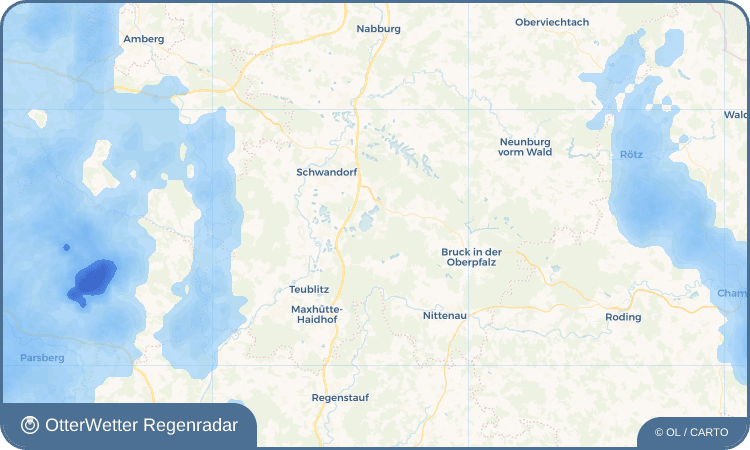 OtterWetter Regenradar-Widget Steinberg am See