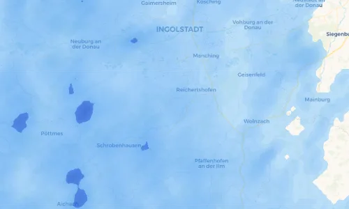Regenradar Vorschaubild - Aktuelle Niederschläge in Steinerskirchen und Umgebung