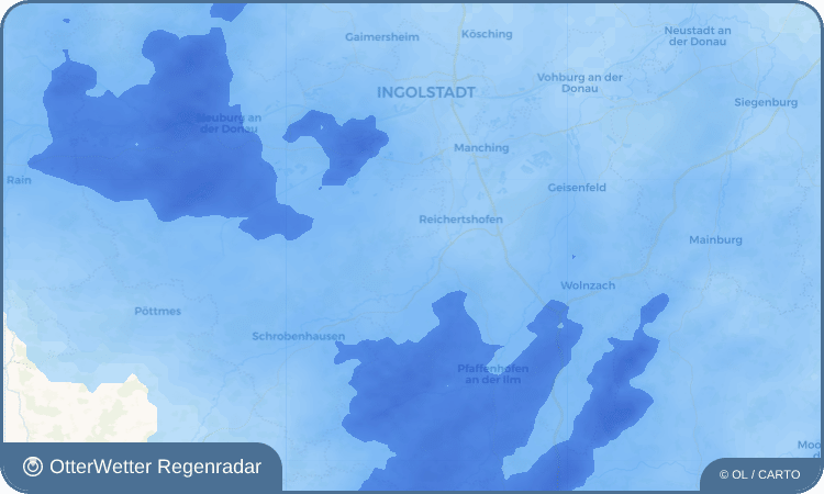 OtterWetter Regenradar-Widget Steinerskirchen