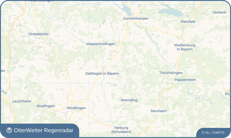 OtterWetter Regenradar-Widget Steinhart