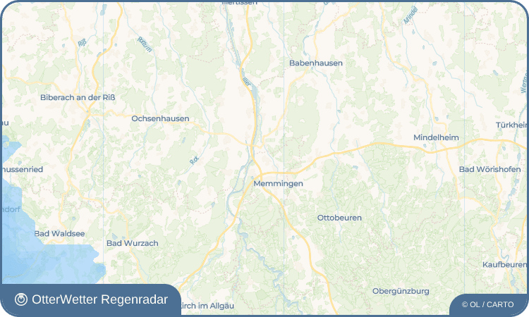 OtterWetter Regenradar-Widget Steinheim