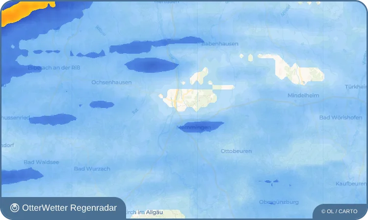 Widget-Vorschau für Steinheim Wetter-Widget-Vorschau mit Vorhersagedaten für Steinheim