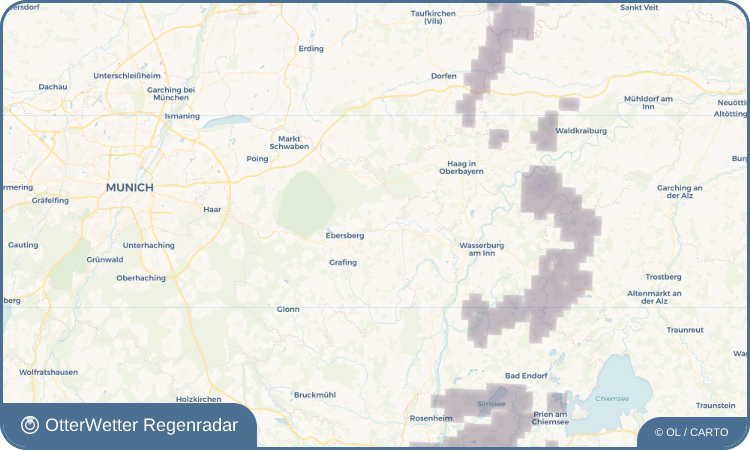 OtterWetter Regenradar-Widget Steinhöring