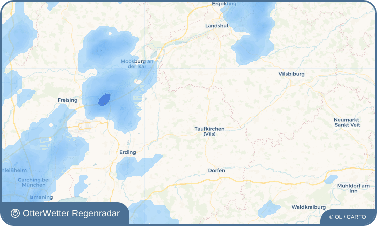 OtterWetter Regenradar-Widget Steinkirchen