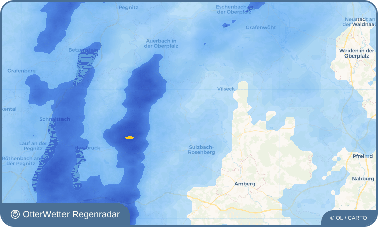 Wetter-Widget-Vorschau mit Vorhersagedaten für Steinling