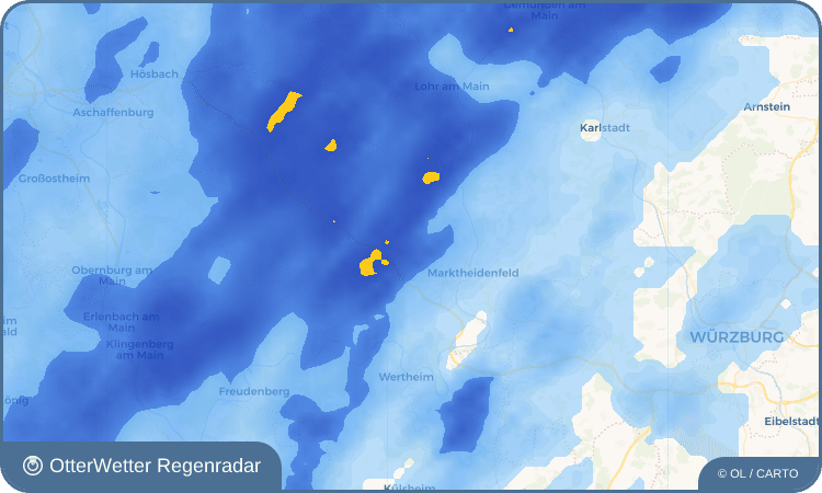 OtterWetter Regenradar-Widget Steinmark