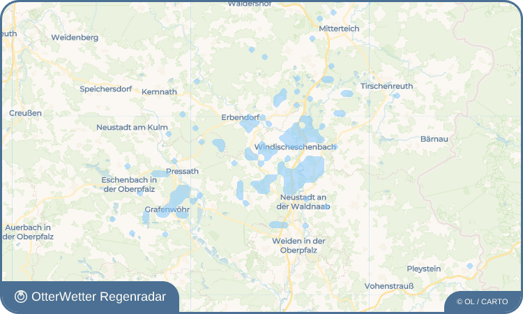 OtterWetter Regenradar-Widget Steinreuth
