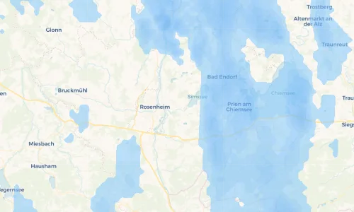 Regenradar Vorschaubild - Aktuelle Niederschläge in Stephanskirchen und Umgebung