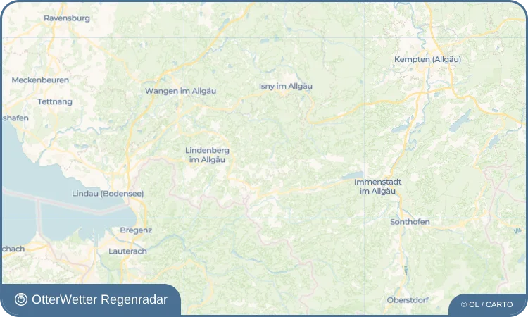 Wetter-Widget-Vorschau mit Vorhersagedaten für Stiefenhofen