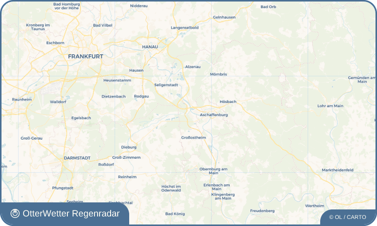 OtterWetter Regenradar-Widget Stockstadt am Main