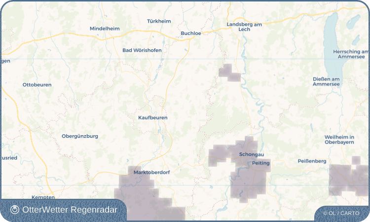 Widget-Vorschau für Stöttwang Wetter-Widget-Vorschau mit Vorhersagedaten für Stöttwang