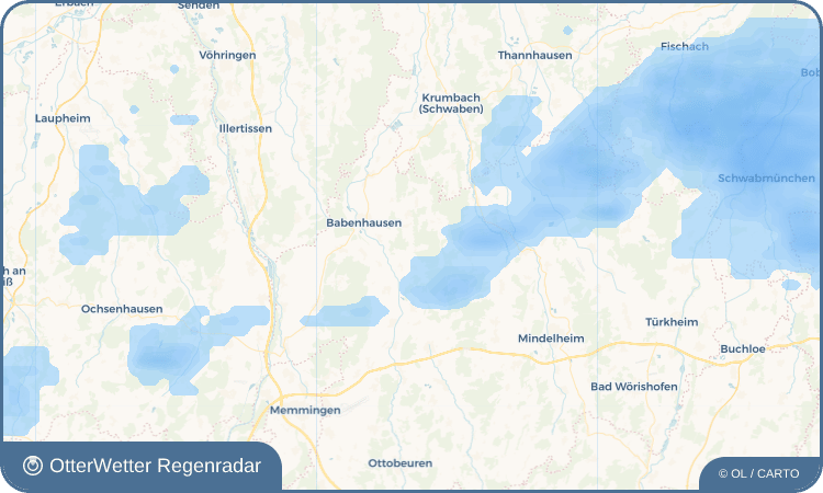 OtterWetter Regenradar-Widget Stolzenhofen