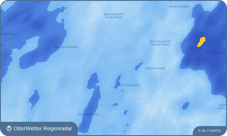 OtterWetter Regenradar-Widget Stralsbach