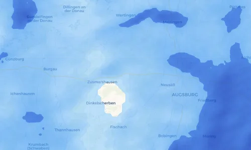 Regenradar Vorschaubild - Aktuelle Niederschläge in Streitheim und Umgebung