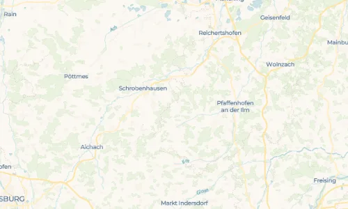 Regenradar Strobenried: aktuelle Niederschläge in Strobenried und Umgebung, Stand 18. Oktober 2026 um 10:30 Uhr