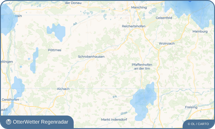 OtterWetter Regenradar-Widget Strobenried