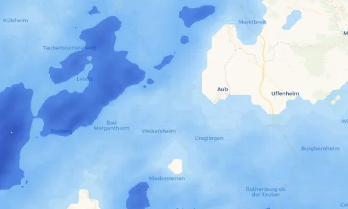 Regenradar Vorschaubild - Aktuelle Niederschläge in Strüth und Umgebung