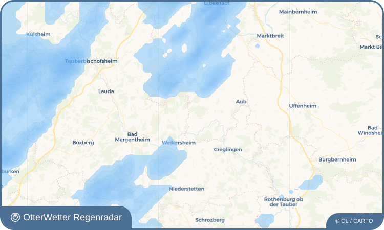 OtterWetter Regenradar-Widget Strüth