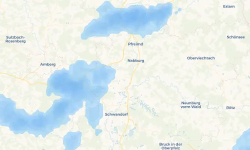 Regenradar Vorschaubild - Aktuelle Niederschläge in Stulln und Umgebung