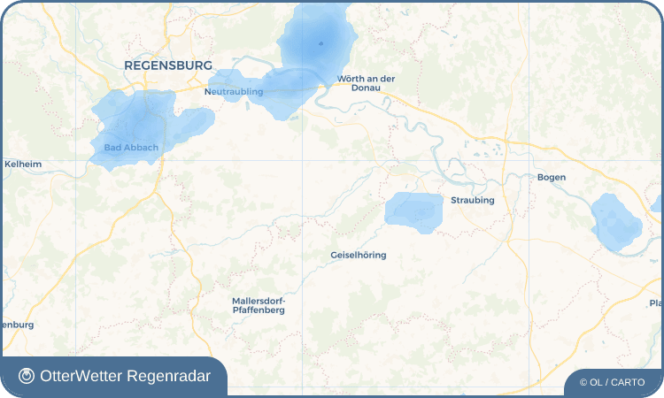 OtterWetter Regenradar-Widget Sünching