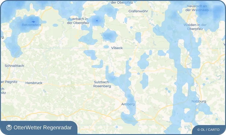 Wetter-Widget-Vorschau mit Vorhersagedaten für Süß