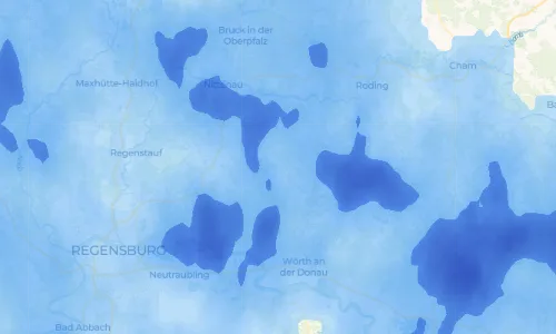 Regenradar Vorschaubild - Aktuelle Niederschläge in Süssenbach und Umgebung